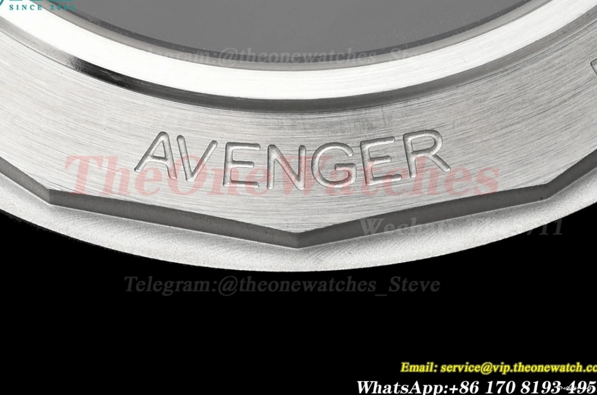 SS NY BLSF B01 Avenger Cal.01 Black 44mm Dial Chrono 0514